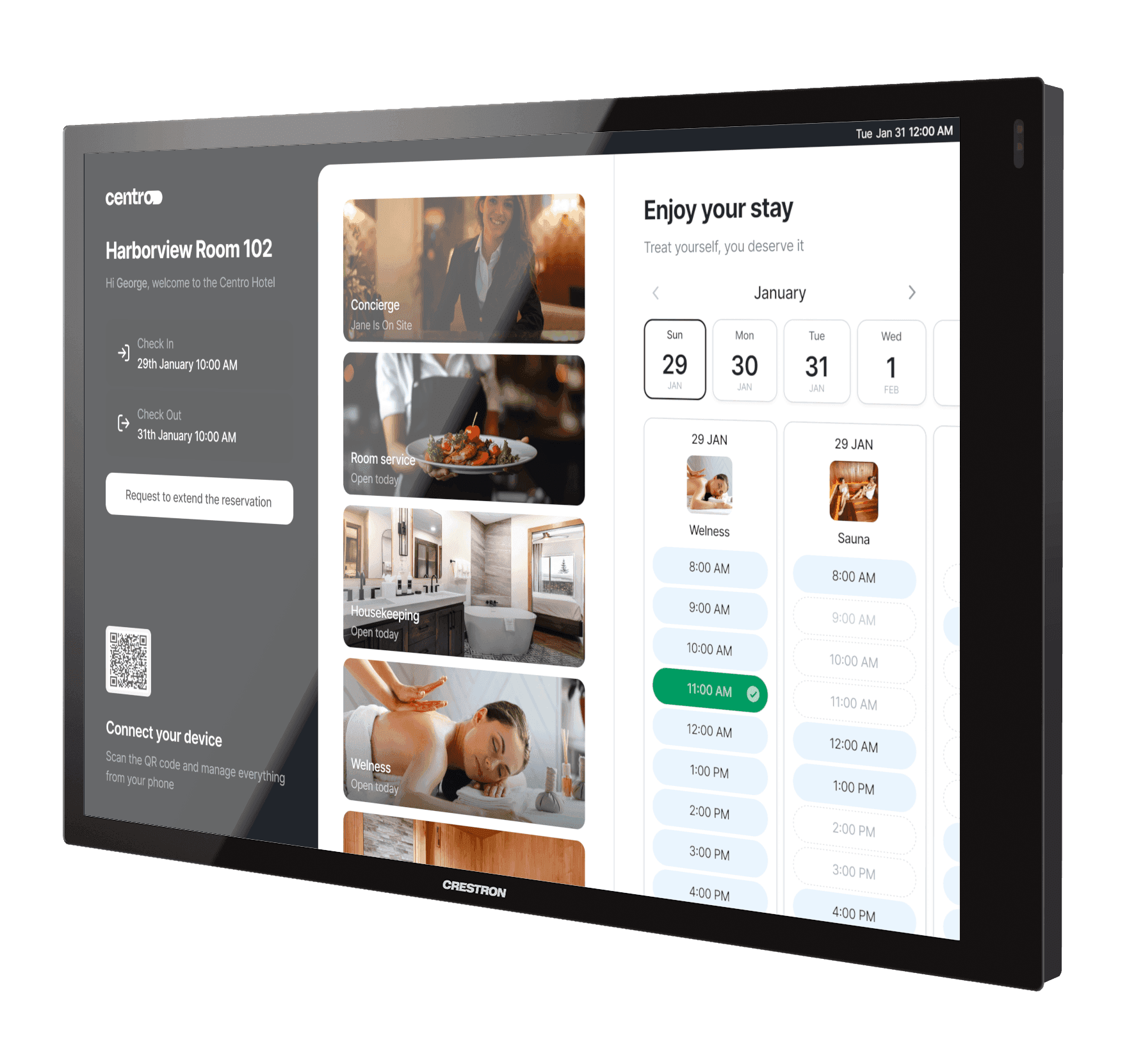 Crestron Touch Panel Integration